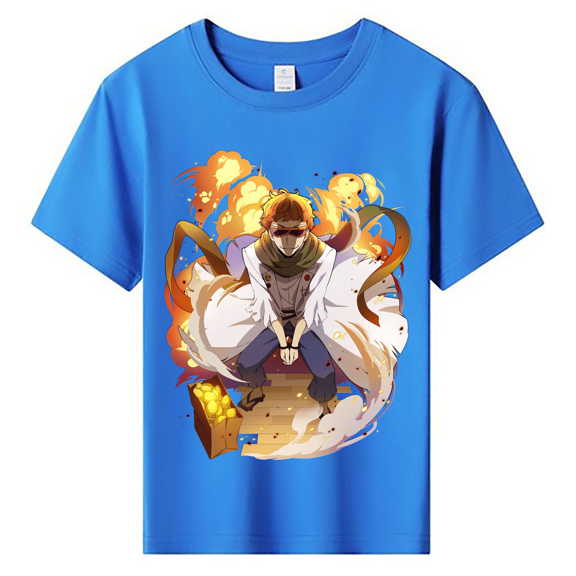 （画像用） 文豪ストレイドッグス Bungo Stray Dogs 綿100％キッズTシャツ（フロントプリント）
